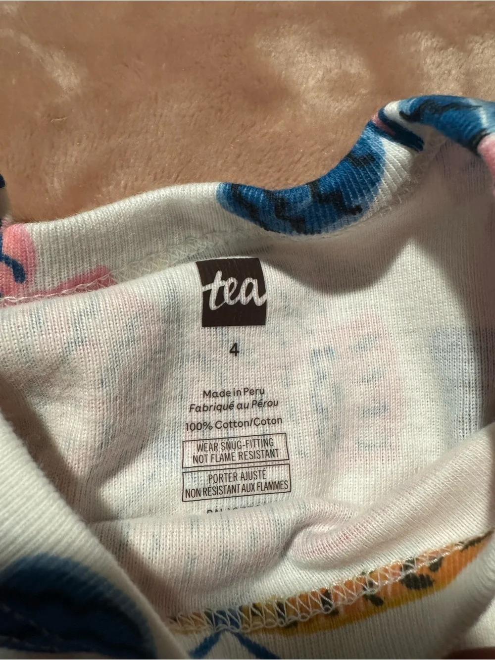 NWT Tea Collection Girls Pajama Sets Bundle, Unicorn and Butterfly, Size 4